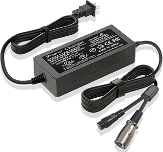 24V2A 3 Prong and 3-pin XLR Connector Lithium Battery Charger for Razor Go-Go Elite Traveller SC40E/SC44E, Ezip Mountain Trailz,Schwinn 4.0 S400 S500 Jazzy 29.4V All Brands Power Charger