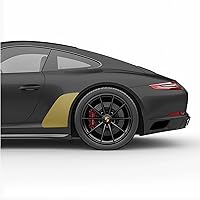 Vista 5 de Adhesivos de vinilo para guardabarros laterales con chip de roca lateral compatibles con Porsche 911 996 997 991 992 (991, azul)