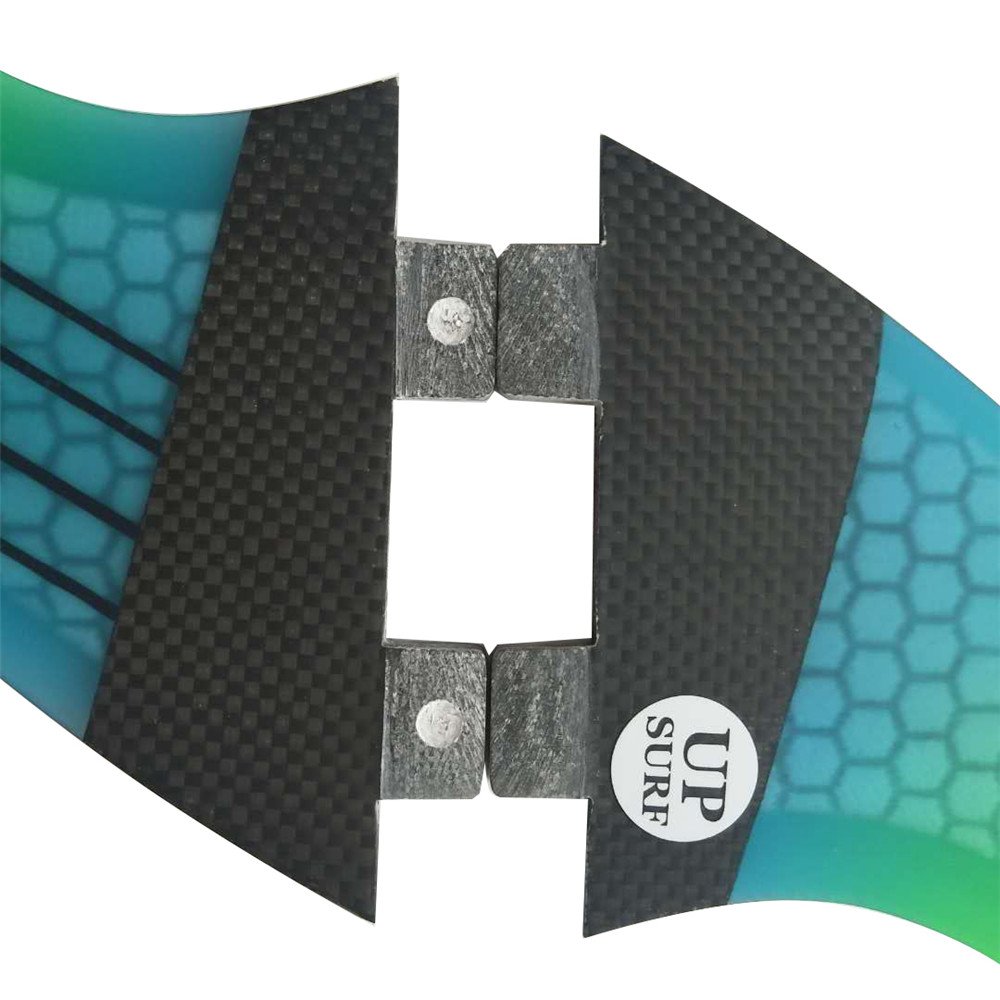 Planche De Surf Double Tabs Fins 3 Palmes Fibre De Verre Le Surf Fins Rayon De Miel Thruster Set