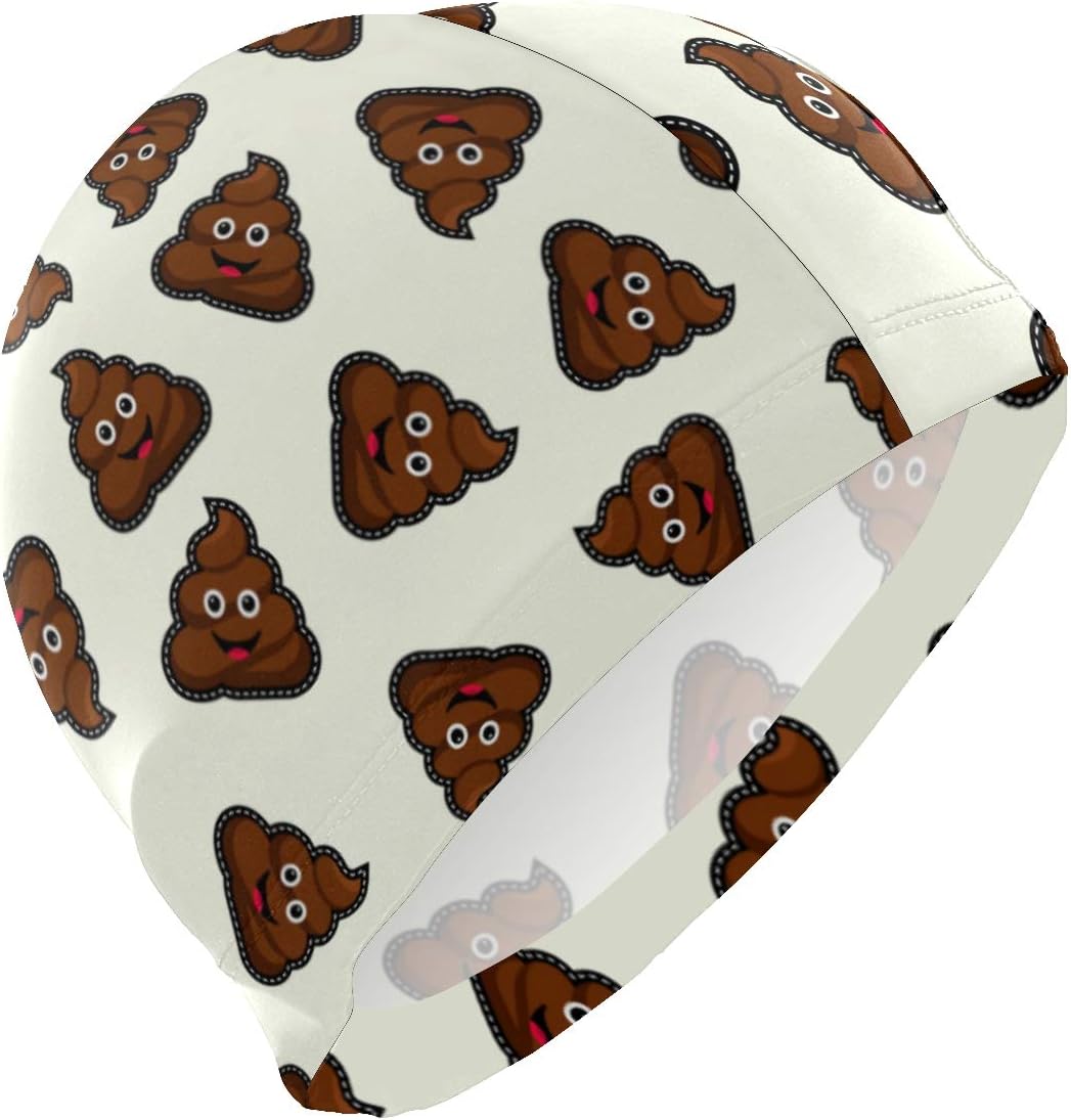 Vintage-Dampflok Badekappe - Lustige Schwimmhaube Für Erwachsene Mit Langen & Kurzen Haaren