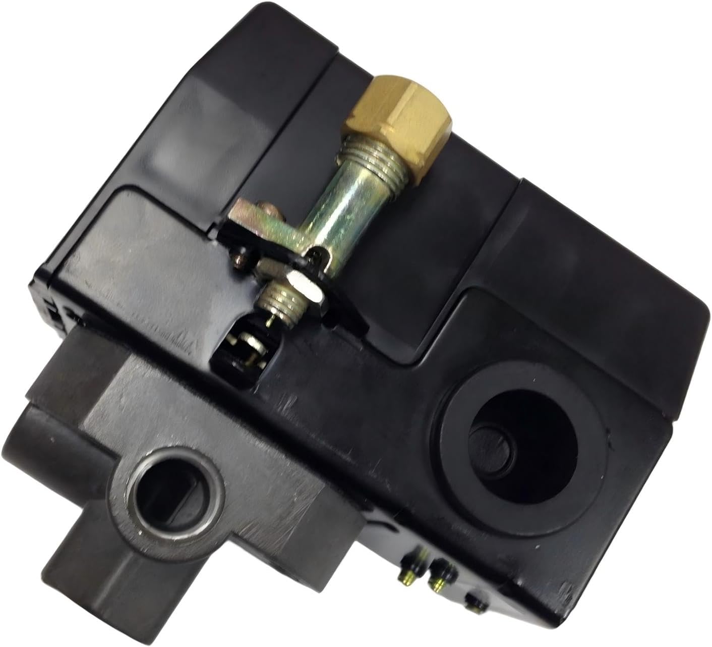 034-0092 Air Compressor Pressure Control Switch - For Two Stage Air Compressor Replacement Adjustable Pressure Switch - 20 AMP, 120 volt, Four Port Set 145-175 PSI