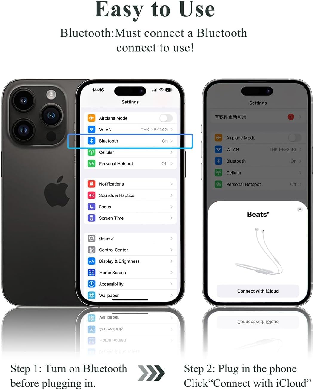 Bivvclaz Écouteurs Filaires Intra-Auriculaires, antibruit filaires stéréo HiFi avec Micro et contrôle du Volume intégrés compatibles avec iPhone 14 Pro Max/14 Plus/13 Pro/13/12/11/XR/XS/X/SE/7