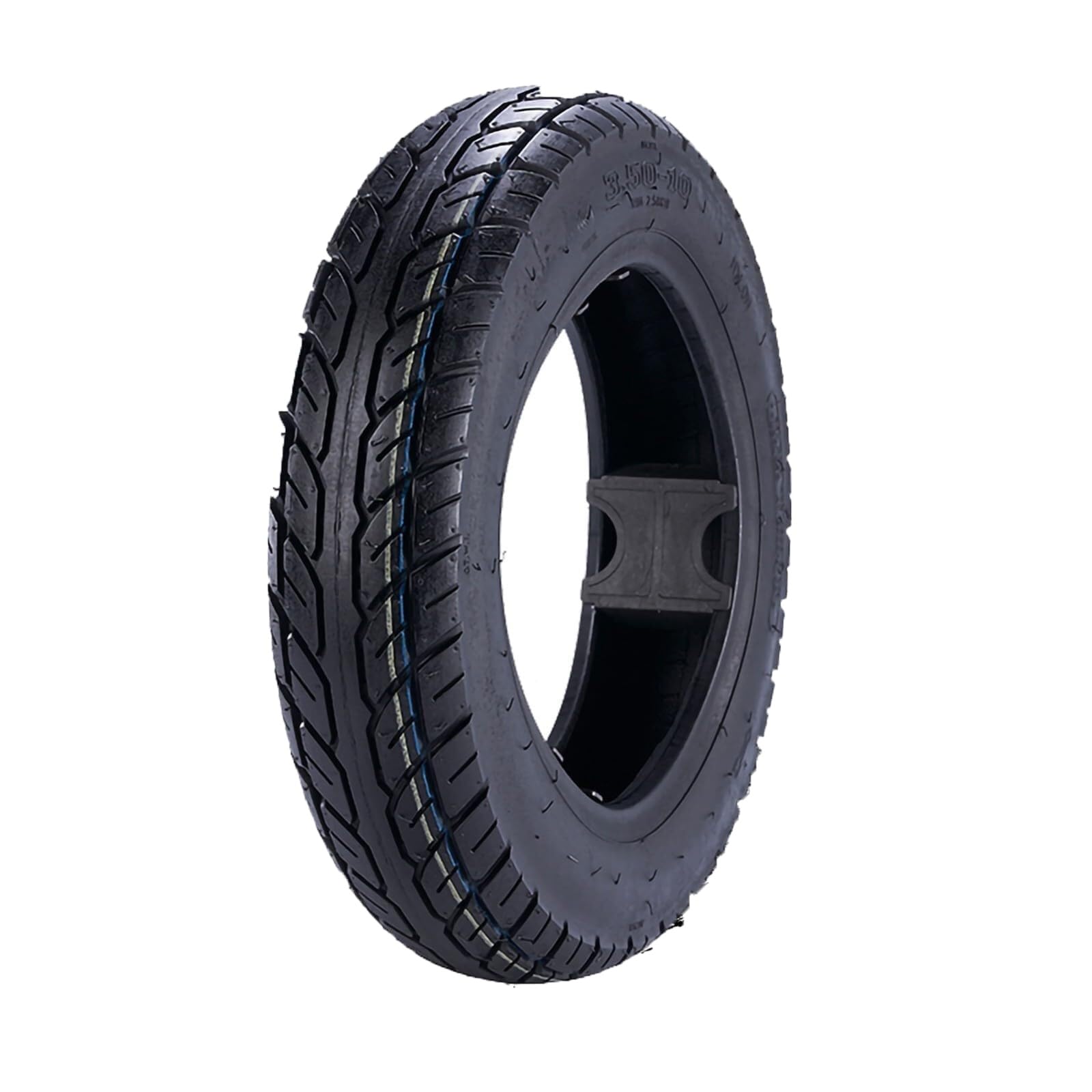 3.50-10 Pneu Trottinette Tubeless 3.50/10 avec Profil Tout-Terrain pour Jantes 10 Pouces avec 3 50 10 8PR 56J 520lbs Triple Ajustement