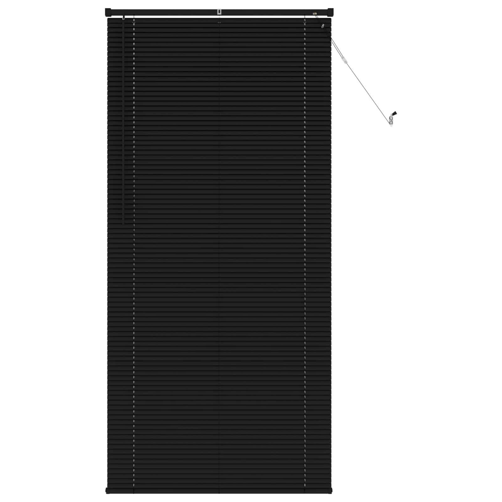 Gecheer Tapparella Veneziana, Regolabile Luci PVC Nero 213 x 70 cm, Design Moderno per Ufficio, Casa, Finestre Interne, Controllo Privacy, Facile Pulizia, Montaggio Sicuro