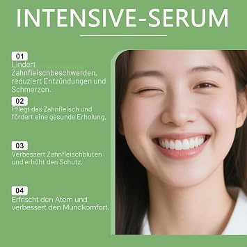 Gum Care Intensive Serum 10 ml Gum Gel Soothing Gum Decline Relief Gum Inflammation Bad Breath Treatment for Adults Gentle and Non-Irritating (Pack of 3)