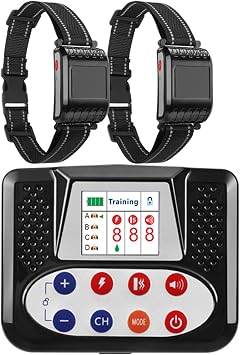Wireless Dog Fence System, 2 in 1 Electric Dog Fence & Shock Training Collar, Wireless Pet Boundary Containment System, for Ultimate Dog Safety and Freedom. Waterproof, for All Dogs,for2dogs