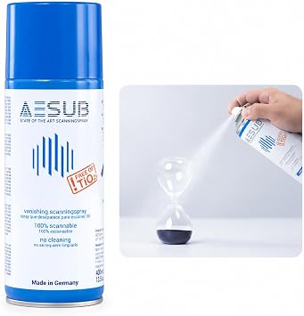 3DMakerpro 3D Scanner Scanning Spray, Use for Transparent, Black, and Reflective Surfaces, 400ml/13Oz