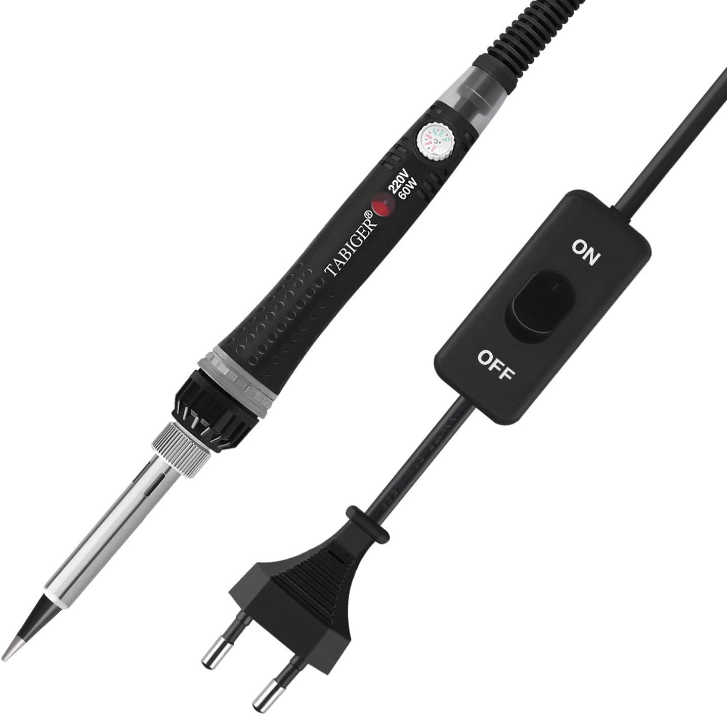 saldatore con interruttori