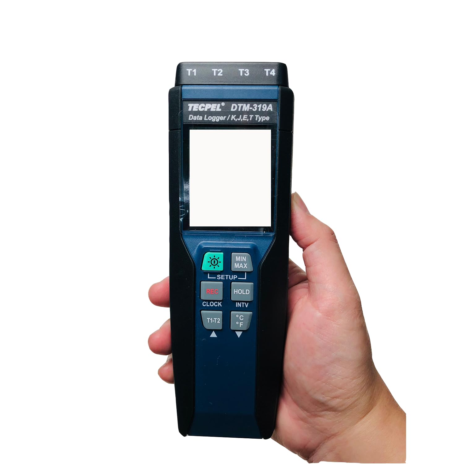 TECPEL DTM-319A Digital 4- Channel K, J, E, T Type Temperature Data Logger, Thermocouple Thermometer Taiwan-Made