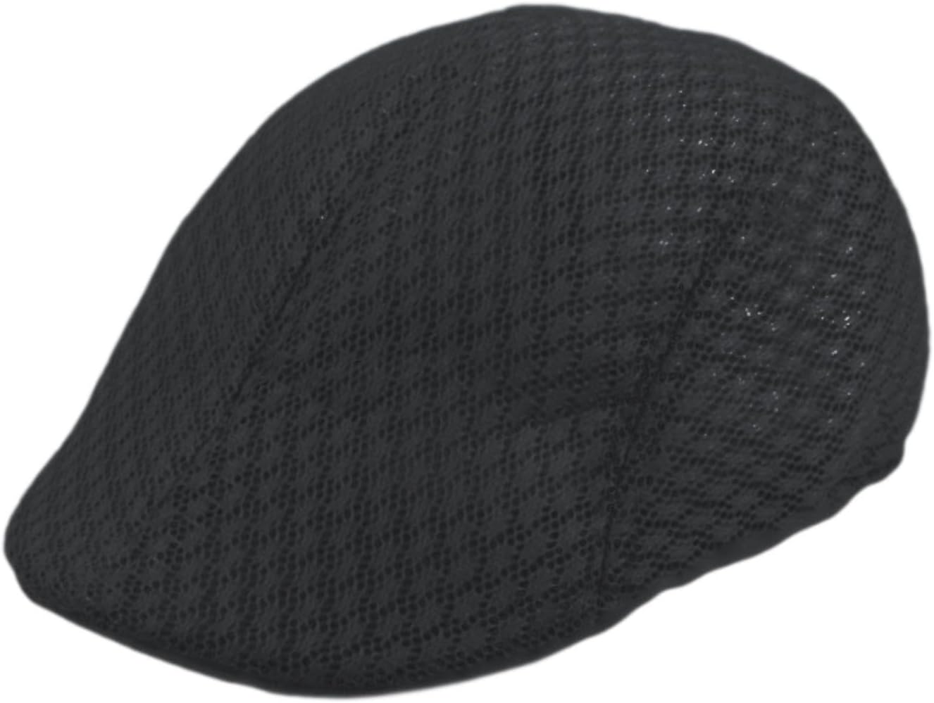 Men'S Mesh Flat Cap For Men Sun Hat Beret Cap For Traveling Hiking Gardening Black | Mens Accessories | Hats