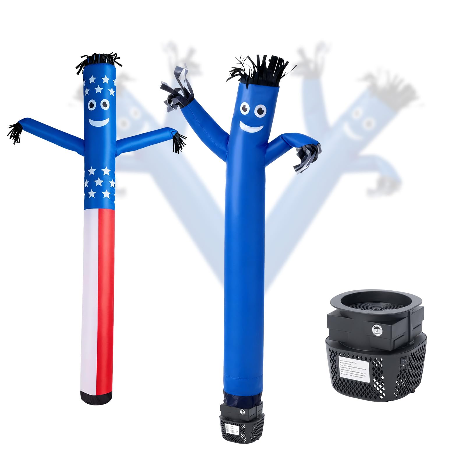 VEVOR Inflatable Tube Man with Blower, 6 ft Tall