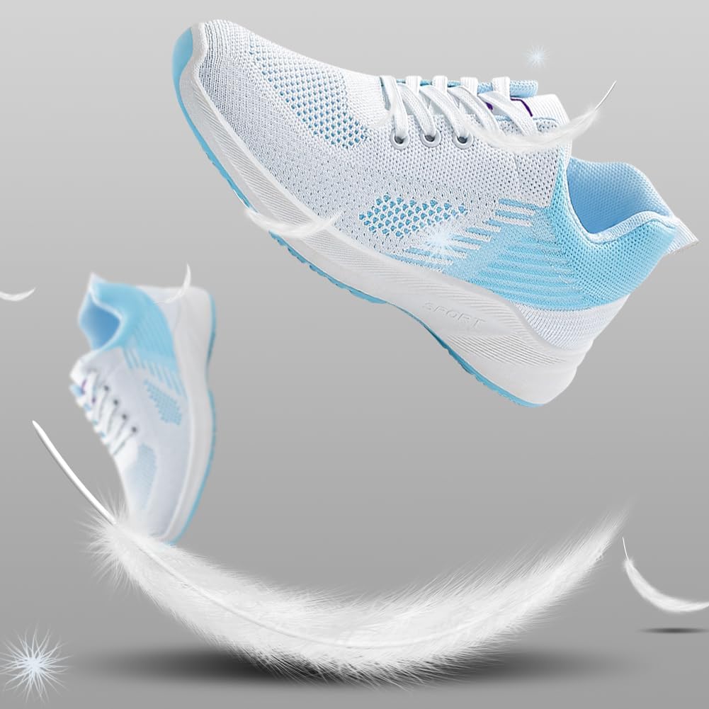 Padgene Womens Sneakers Lightweight Tennis Walking Shoes Sports Running Shoes for Woman Mesh Breathable Gym Fashion Sneakers Athletic Comfortable Casual - Image 7