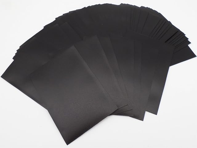 Foto 6 de 6 de docsmagic.de 4 x 60 Mat Black Card Sleeves Small Size 62 x 89 - YGO CFV - Mini Fundas Negra