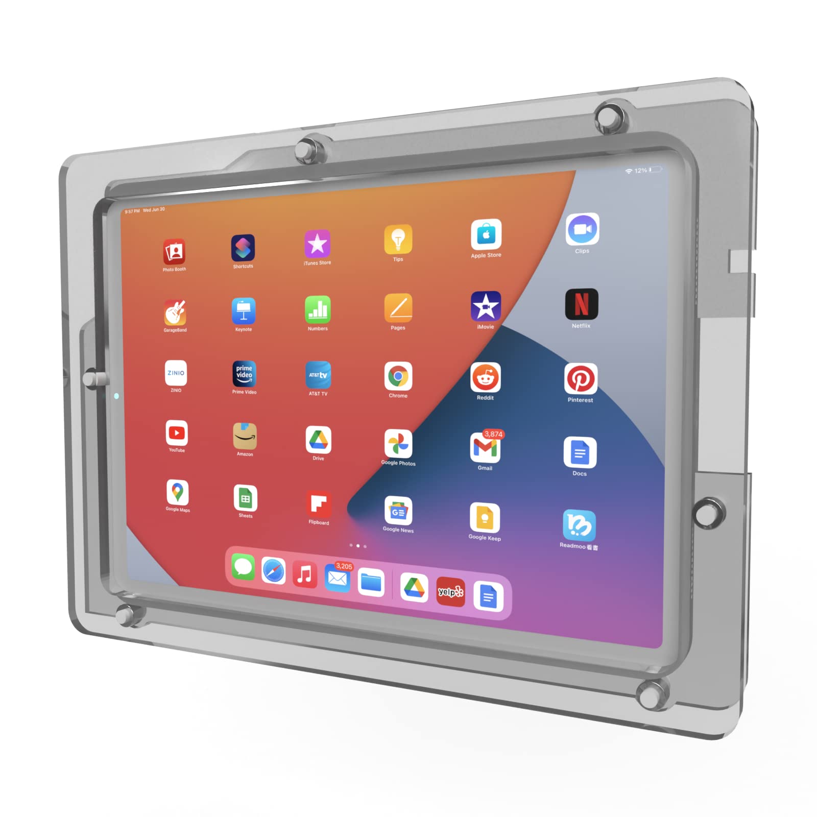 iPad - aki_735 Amazon.com: TABcare Anti-Theft Acrylic VESA Enclosure for