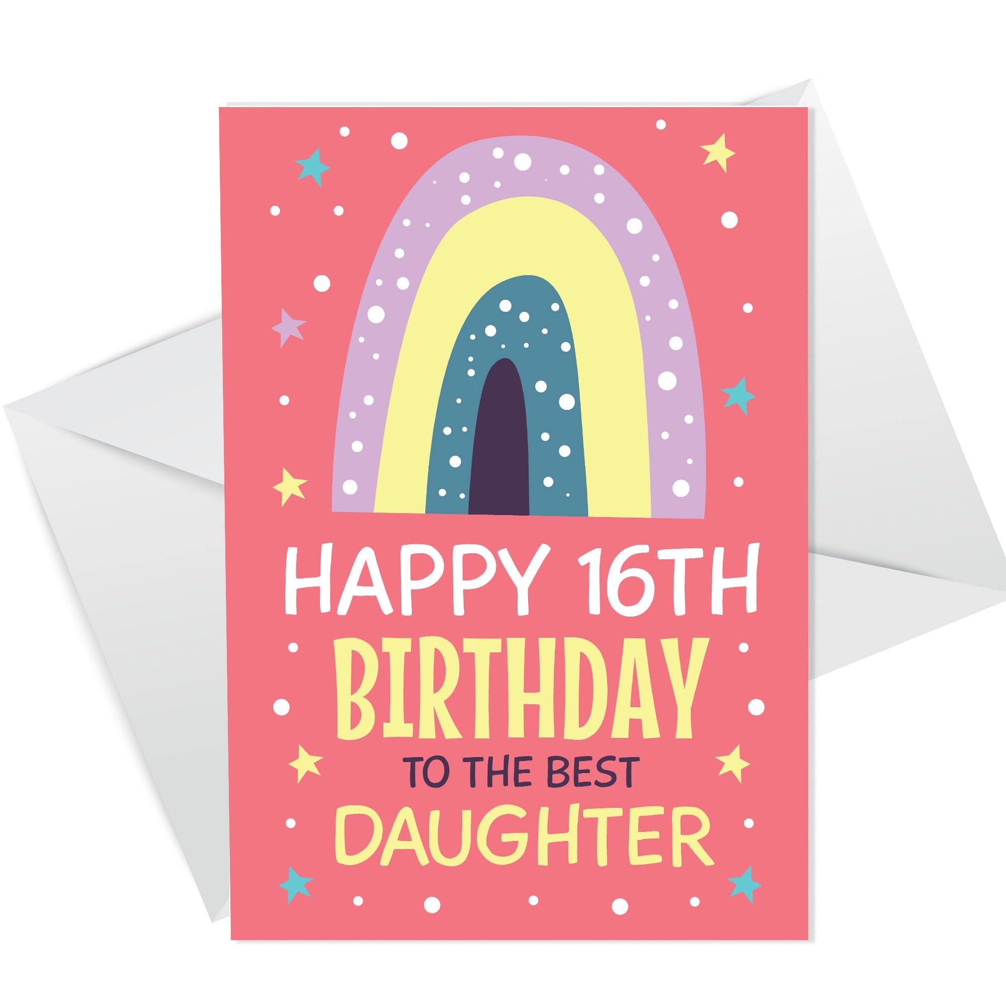 RED OCEAN Happy 16th Birthday Card BEST DAUGHTER From Mum And Dad Daughter 16th Birthday Card Daughter Cards