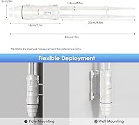 Vista 8 de Outdoor Access Point, WAVLINK AC600 Long-Range WiFi Router/Extender, IP67 Weatherproof, Dual Band 5G+2.4G, Passive&Active PoE, 2 * 7dBi Omni