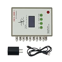 Vista 2 de Simulador de señal de SKX-2000C+ECG, generador de señal de ECG con pantalla OLED, tipo recargable