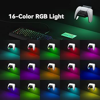【早い者勝ち】SOL STAND RGB 35W シルバー Amazon.com: 2 Pack Controller Holder Stand with 16-Color RGB