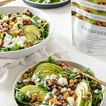 Handfuel Apple Pie Noix, noix grillées à la main, 3g de protéines, d'écrous aromatisés fabriqués à partir de plantes et fabriqués fièrement au Canada - 120 Grams