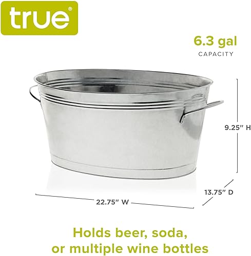 Miniatura 27 de True Cubos de hielo de acero inoxidable para fiestas con tapa, cubo de hielo de doble pared de capacidad de 1.3 L con pinzas, cubo de hielo aislado