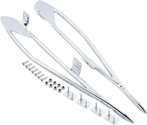 TCT-MOTORPARTS Protector de riel de guardia para alforja para Indian Chieftain 2014-2023 Indian Springfield Dark Horse 2018-2019 Cromo 2015 2016 2017