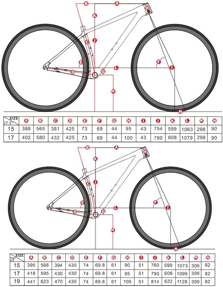 TUJISEK Carbon Fiber Mountain Bikes Frame 15''/17''/19'' 27.5 29er Mountain Bikes Frame Thru Axle 12 * 142mm Disc Brake XC Frame Lightweight Internal Routing