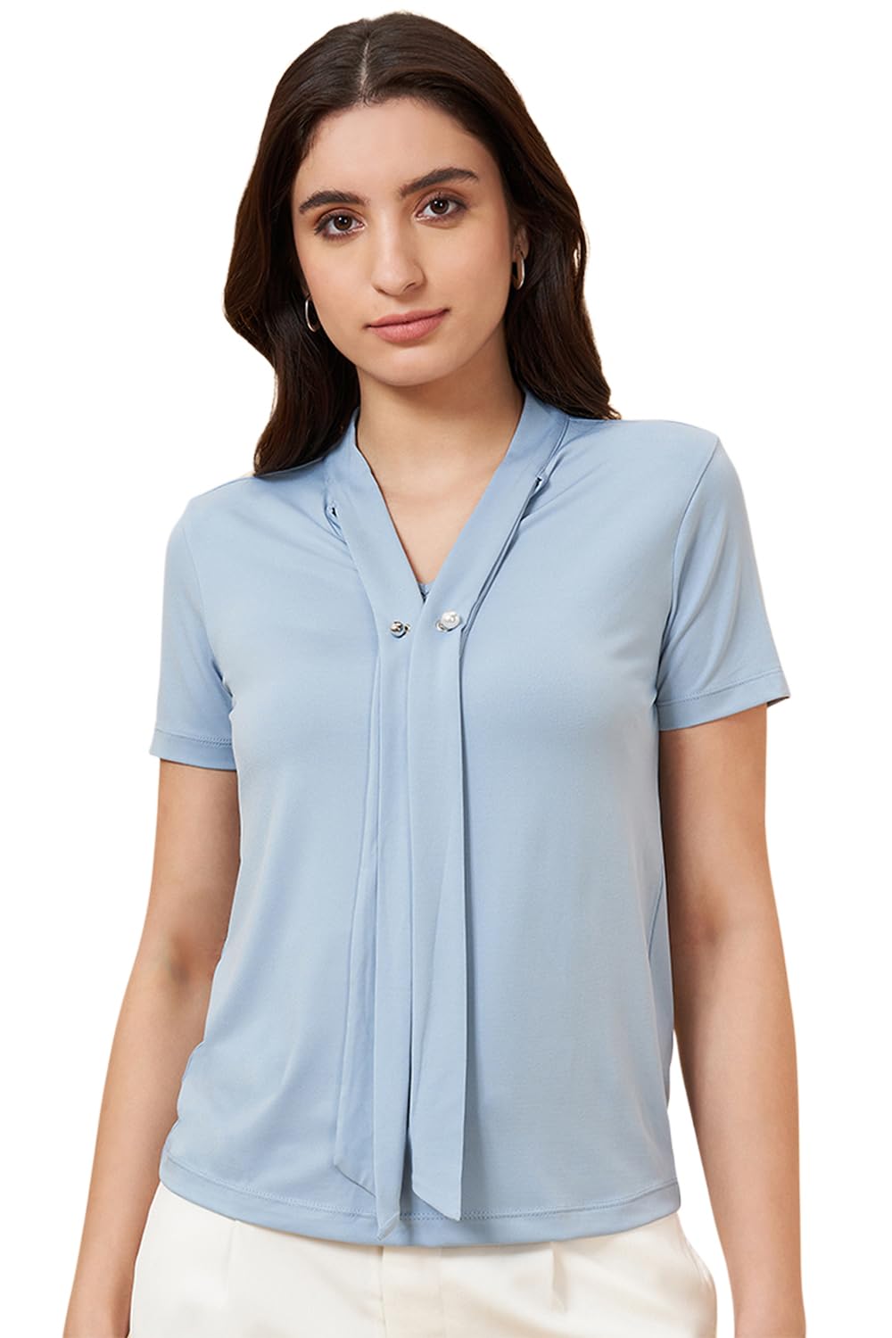 annabelle by pantaloons Women's Cotton Regular Fit T-Shirt-picture-37