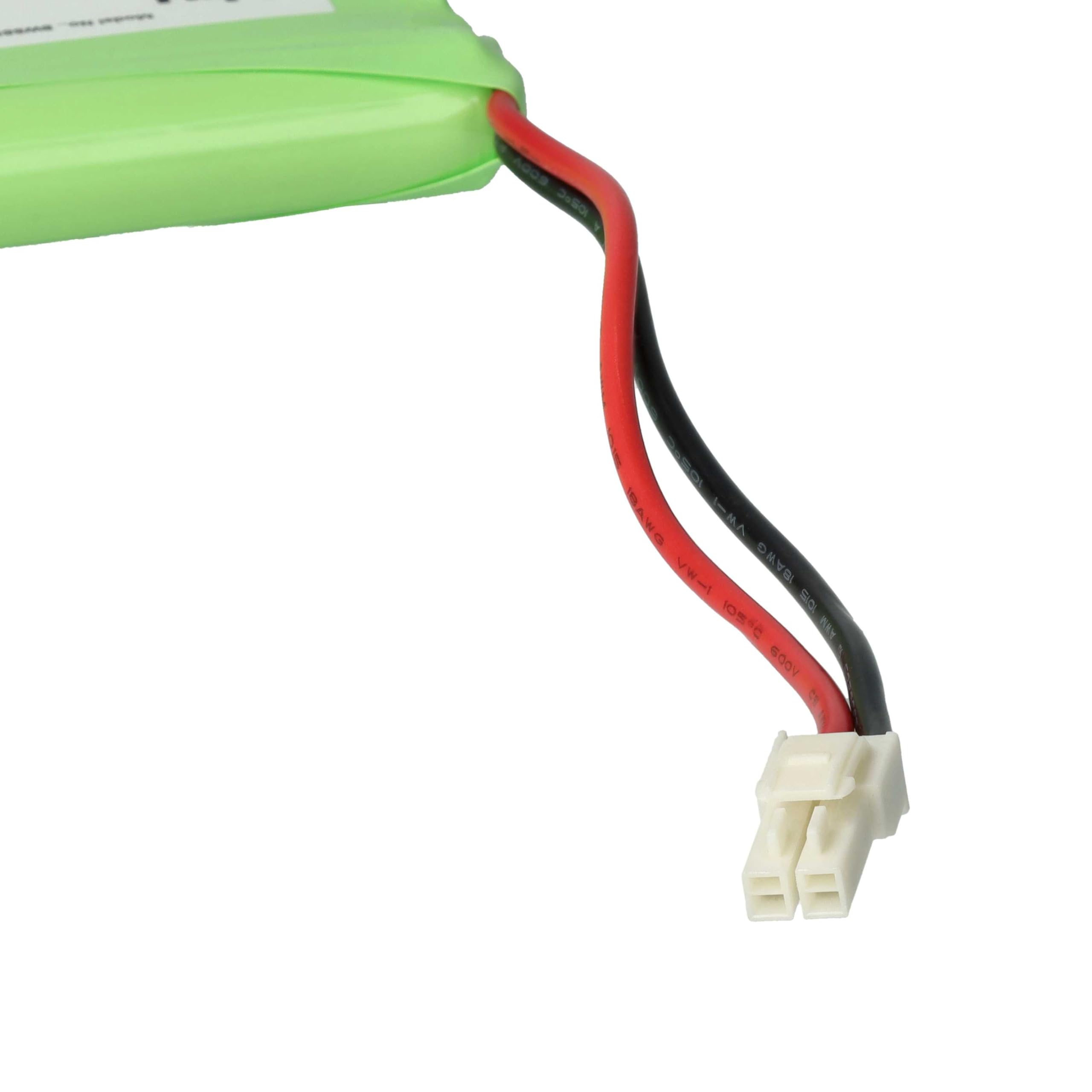 vhbw Batterie Remplacement pour Somfy 5071688 | 2400720, 5008956 pour motorisation de porte ou portail (1600mAh, 9,6V, NiMH)