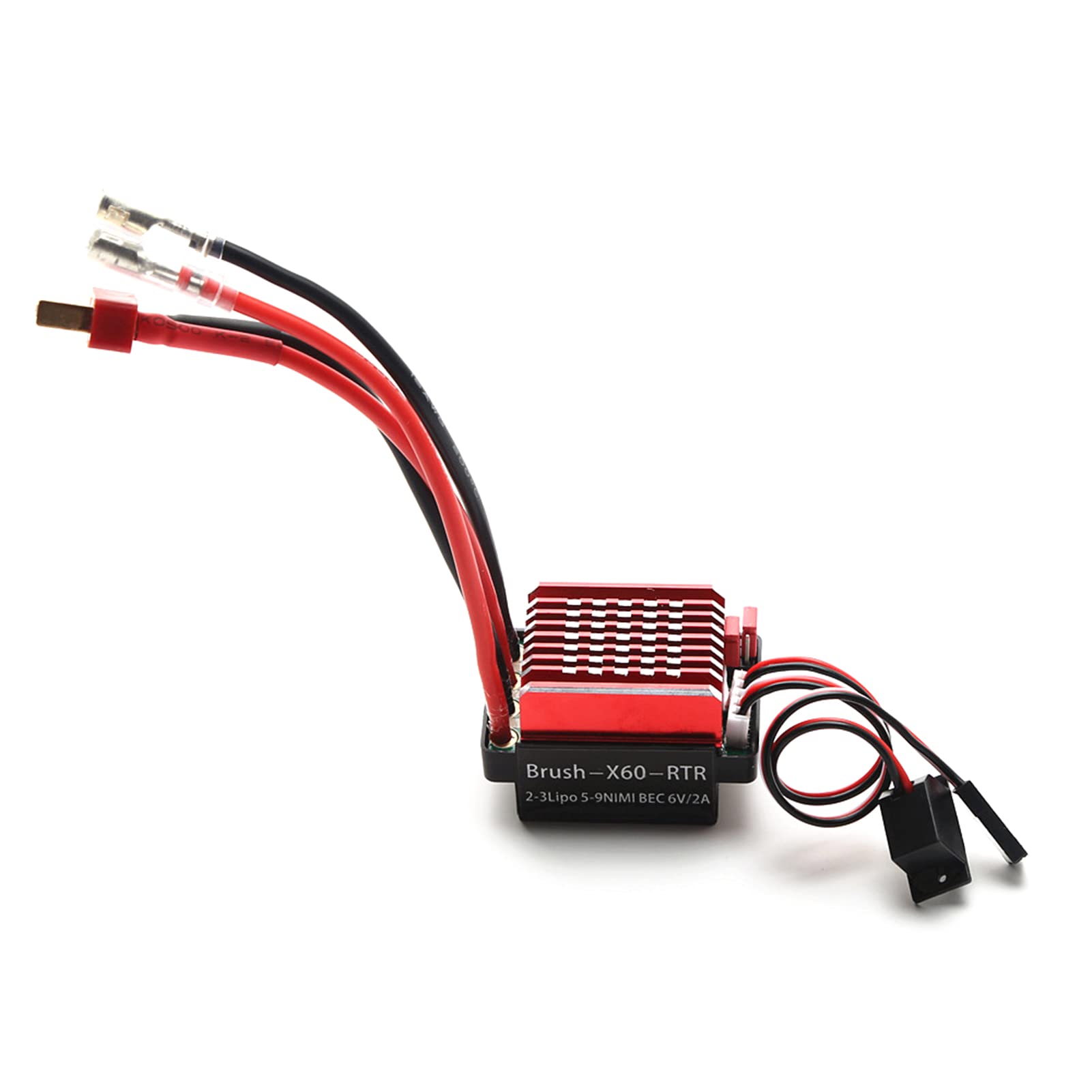 Amazon.com: GoolRC 60A Brushed ESC Electronic Speed Controller T Plug 6V 2A  BEC Replacement for 1/10 Traxxas TRX4 TRX6 D90 HSP Redcat 4WD RC Car : Toys  & Games