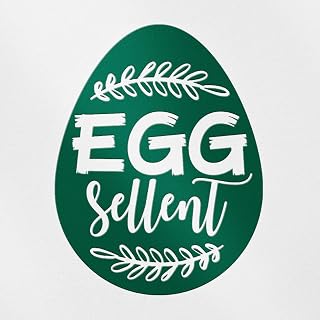 Transparent Decal Stickers of Egg Sellent (Green) Premium Waterproof Vinyl Decal Stickers for Laptop Phone Accessory Helmet Car Window Mug Tuber Cup Door Wall Decoration ANDSKUS0g8385GR