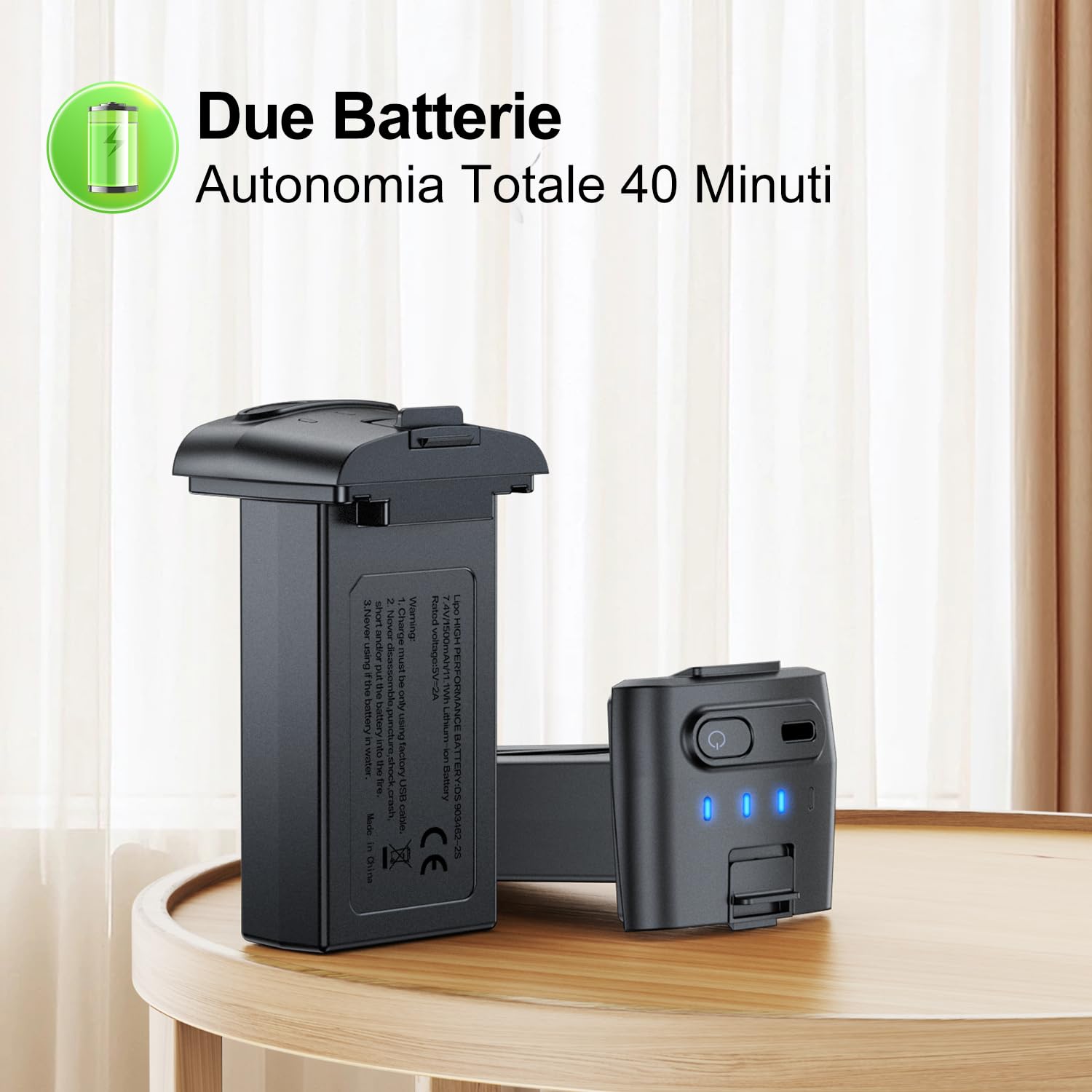 Loolinn | Drone con Telecamera 4K come Regalo per Principianti ed Esperti - 2 Batterie, 40 Minuti di Volo, Telecamera UHD 4K, supporta Fotografie Panoramiche e Time-Lapse, <250g - Idee Regalo