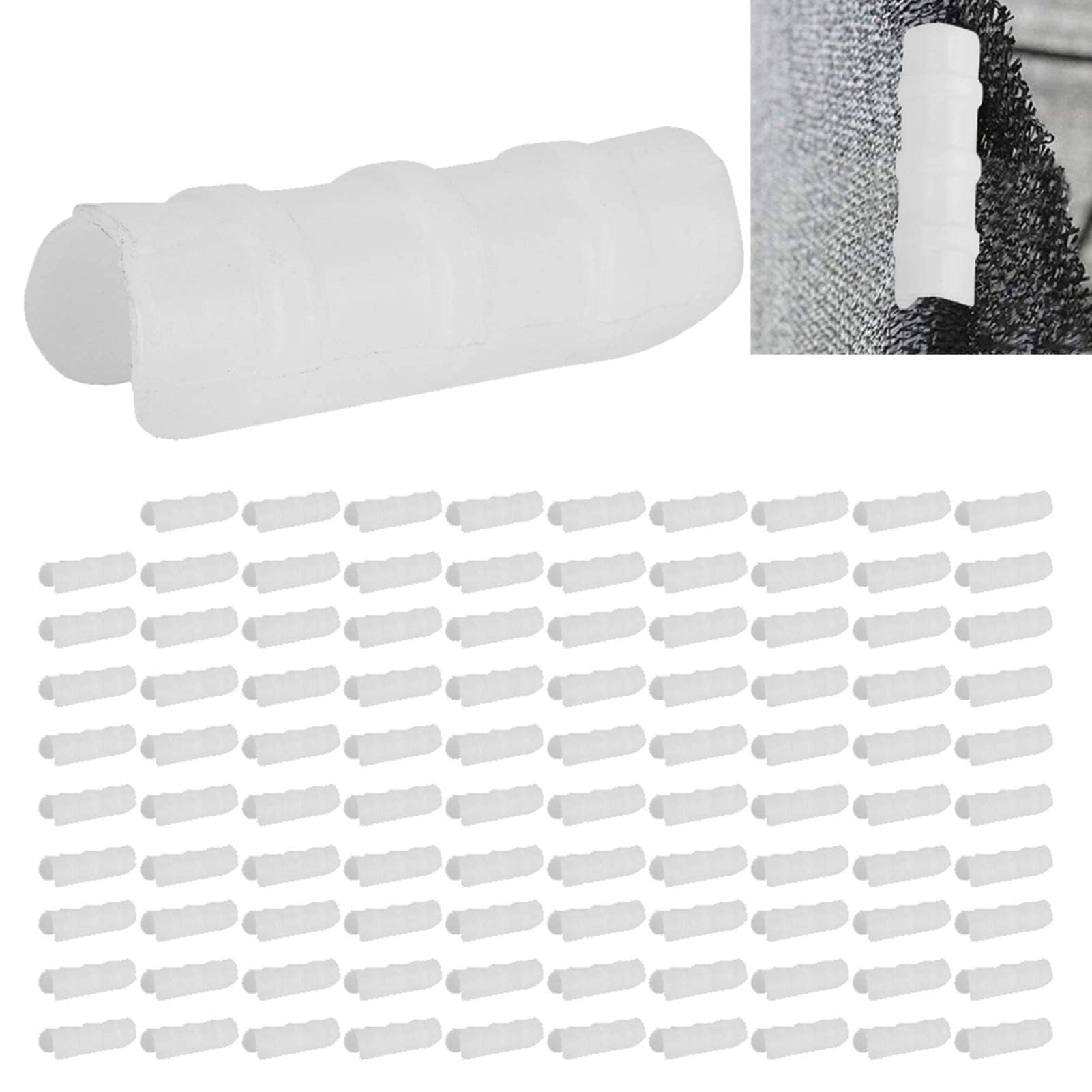 100 pz Serra Film Clip Giardino Edifici Tubo Clip Serra Telaio Tubo Tubo Clip Morsetto Connettore Kit