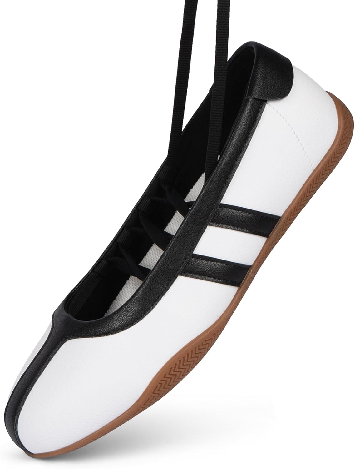 Sneakers for Women Comfortable Business Casual Tennis Shoes Lightweight Lace Up Ballet Flats Footwear Women's Fashion Retro Mary Jane Sneakers