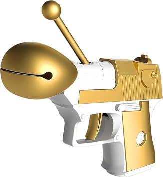 Fidget Gun Tree Fish Model Gun Toy Office Stress Relief Mini Adult Children Fidget Toy Buddhist Unique Goods Increase Benefits Collector Hobby Item Platinum Parallel Import