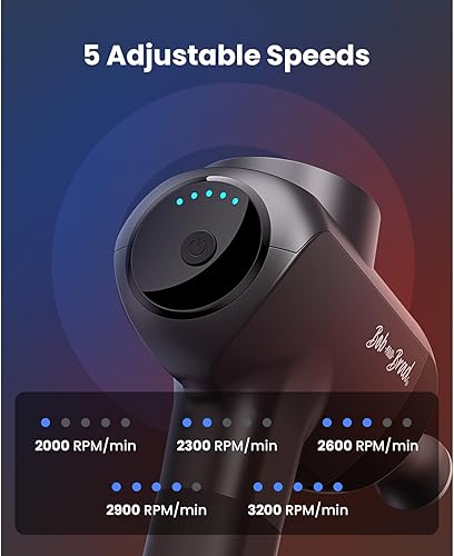 Miniatura 7 de BOB AND BRAD Pistola de masaje X6 Pro Max con terapia de cabeza de calor, frío y metal, pistola masajeadora de tejido profundo de percusión para