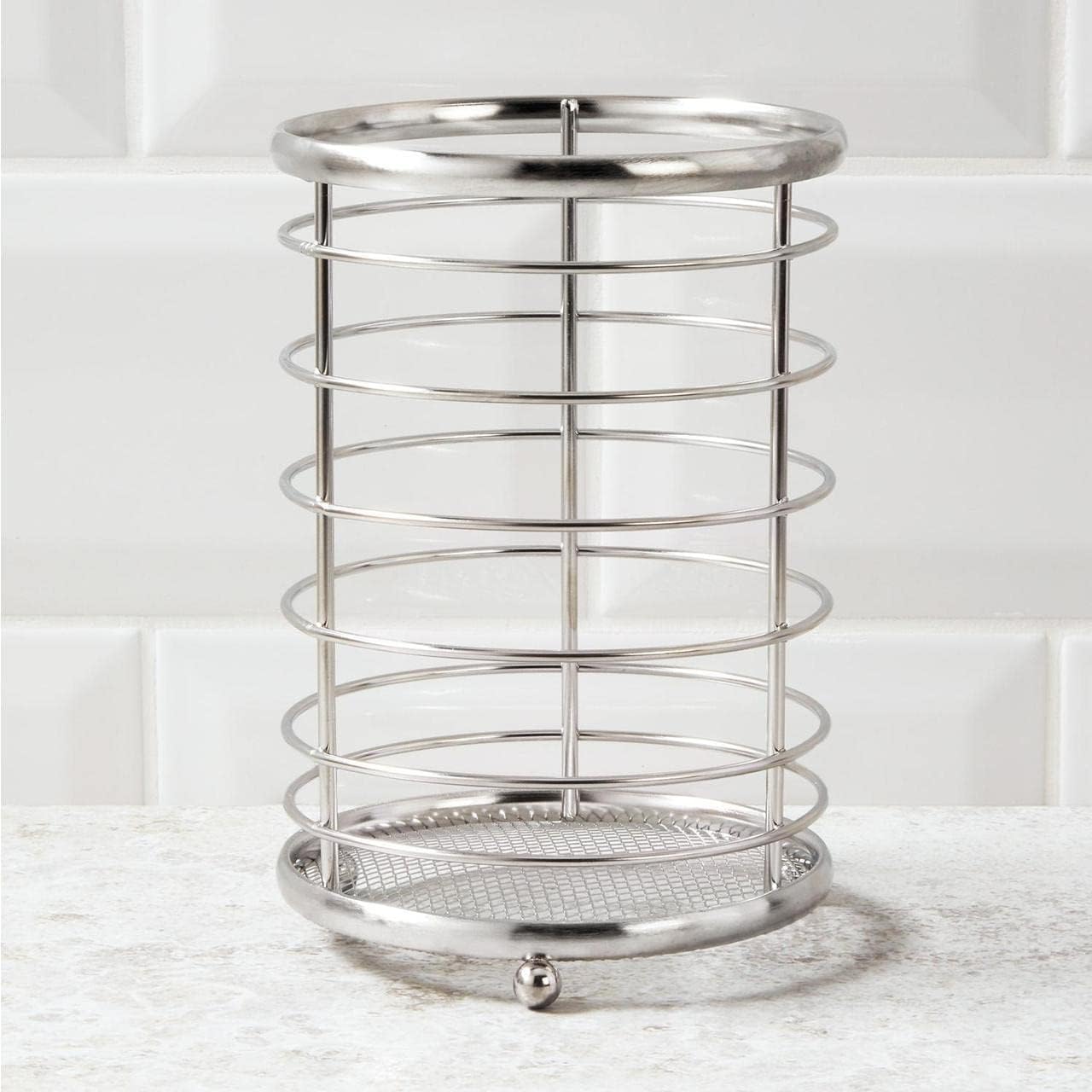 Morrisons Stainless Steel Cutlery Holder Amazon.co.uk Home & Kitchen