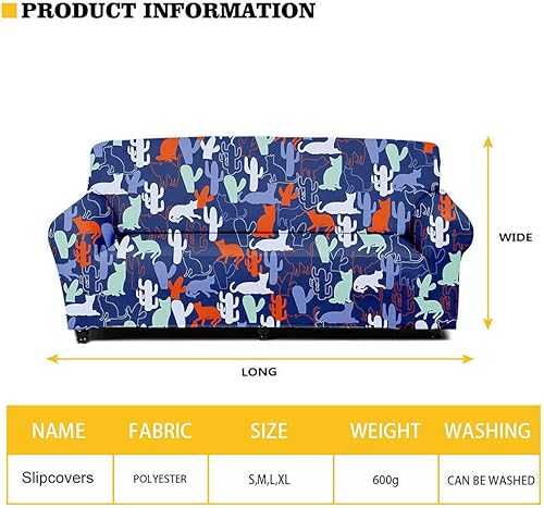 Miniatura 2 de AUSUKY Funda elástica para sofá de Halloween con diseño de calavera (negro, S-para un solo sofá)