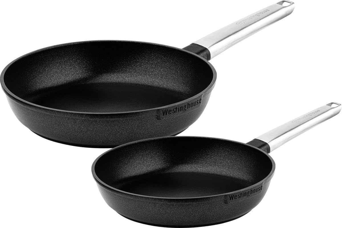 Westinghouse Zestaw patelni Performance ø 24 i 28 cm - czarny - indukcja i wszystkie inne źródła ciepła