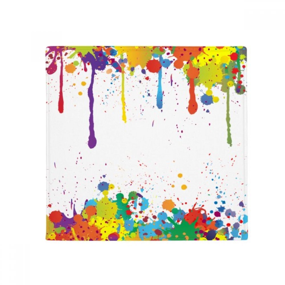 Pet Mat graffiti abstrait DIYthinker | Tapis de sol antidérapant multicolore cuisine 80x80cm