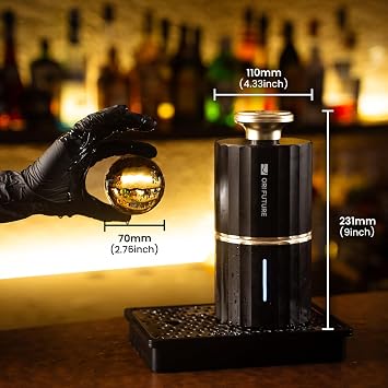 GLAZER Ice Press, Clear Ice Press for Sphere Ice Maker