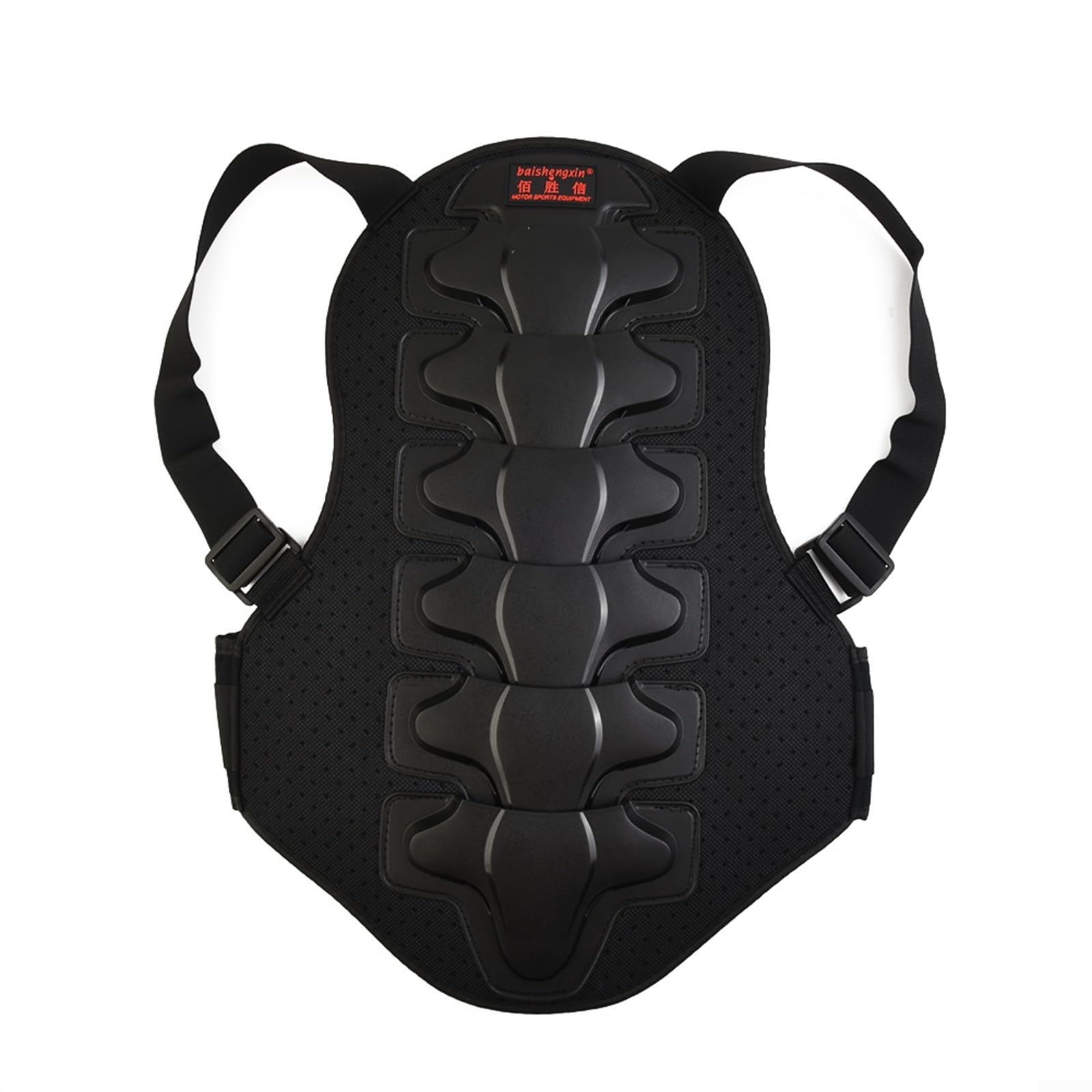 Gilet di ricambio per la schiena dell'armatura della colonna vertebrale del motociclo con schiuma EVA traspirante e cintura elastica in nylon per attrezzatura sportiva da sci da corsa