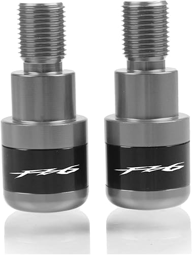 Miniatura 17 de Para Yamaha FZ6/FZ6R/FAZER FZ 6 R 6R FZ6 FZ 6 Motocicleta 7/8" 0.866 in Manillar Extremos Puños Slider Manillar Bar Extremos Tapones (Color: 5)