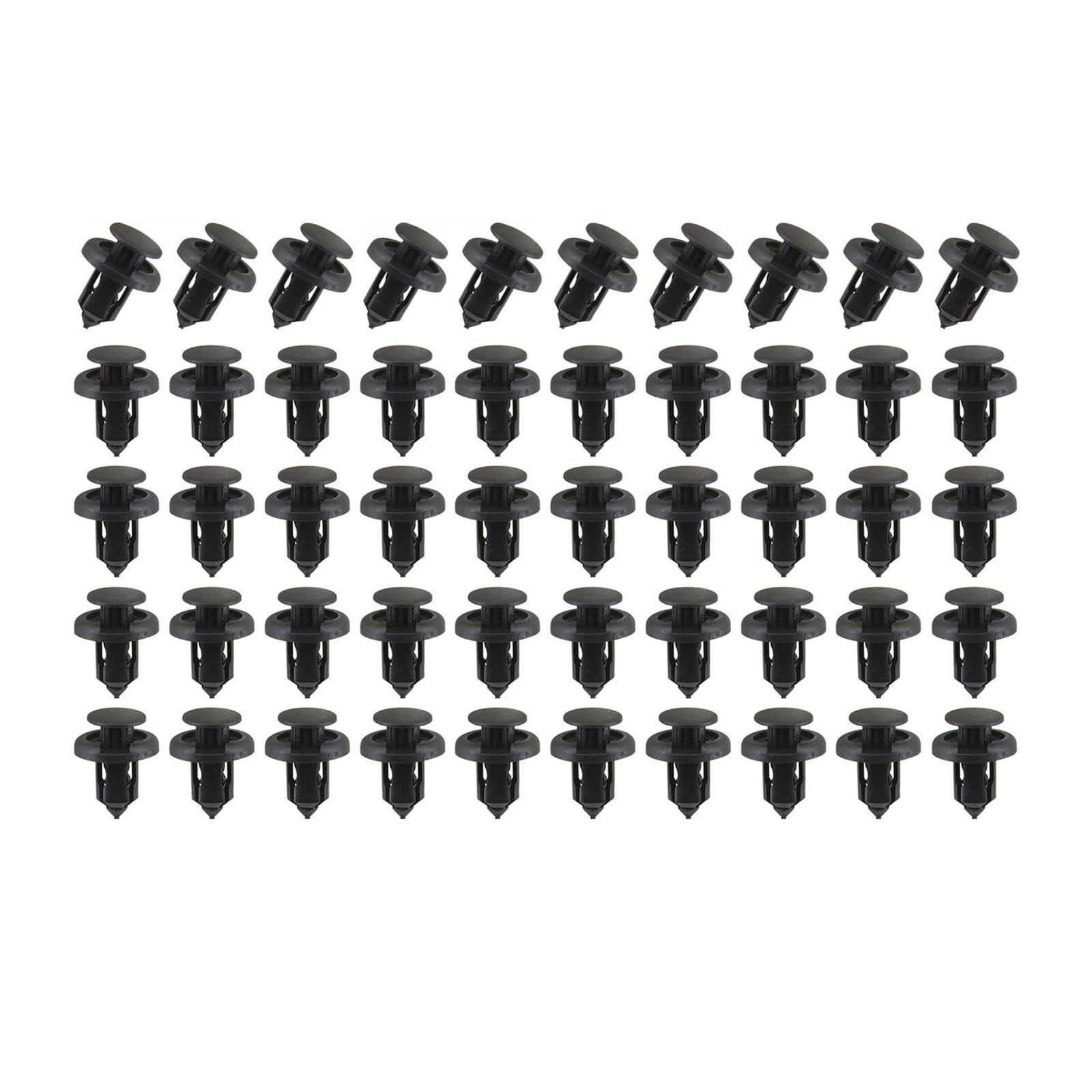 KXFVYNE 10mm 20Pcs Auto Bumper Clips Retainer Fastener Rivet Door Panel Liner