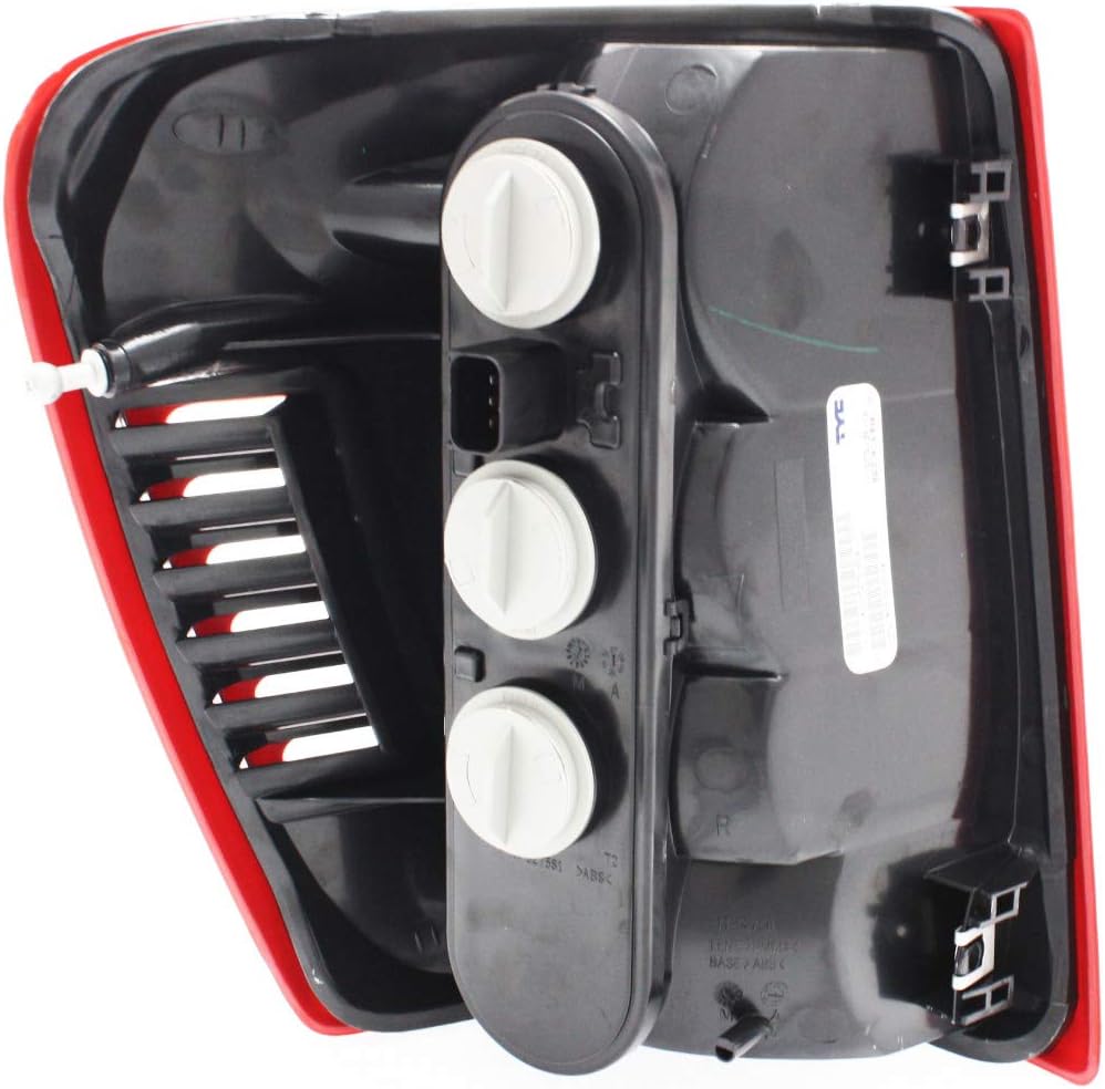 CarLights360: For Jeep Grand-Cherokee Tail Light Assembly 1999 2000 2001 2002 Passenger Side w/Bulbs DOT Certified Replacement For CH2801138 | 55155138AC