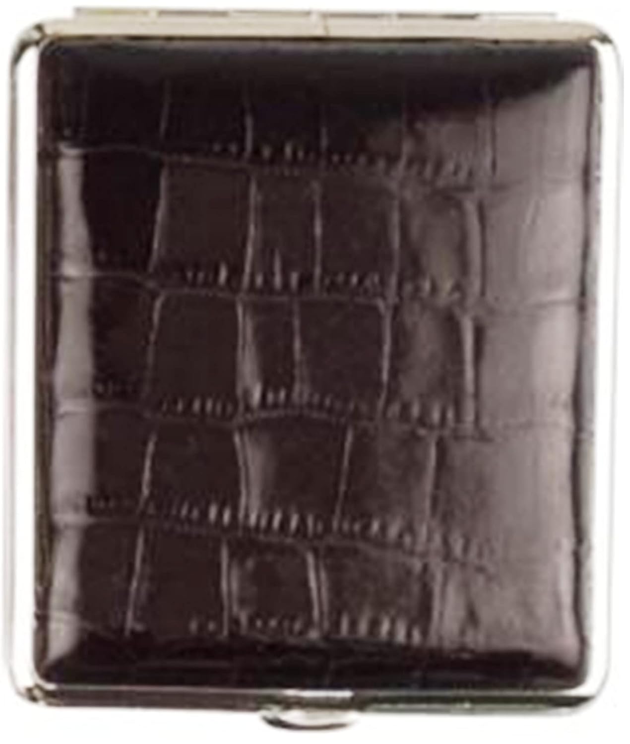 Cigarette Case 16 King Size / Metal Leather / Double Sided / Elastic Band / Chrome Frame / Made in Germany / 4 Models (3)
