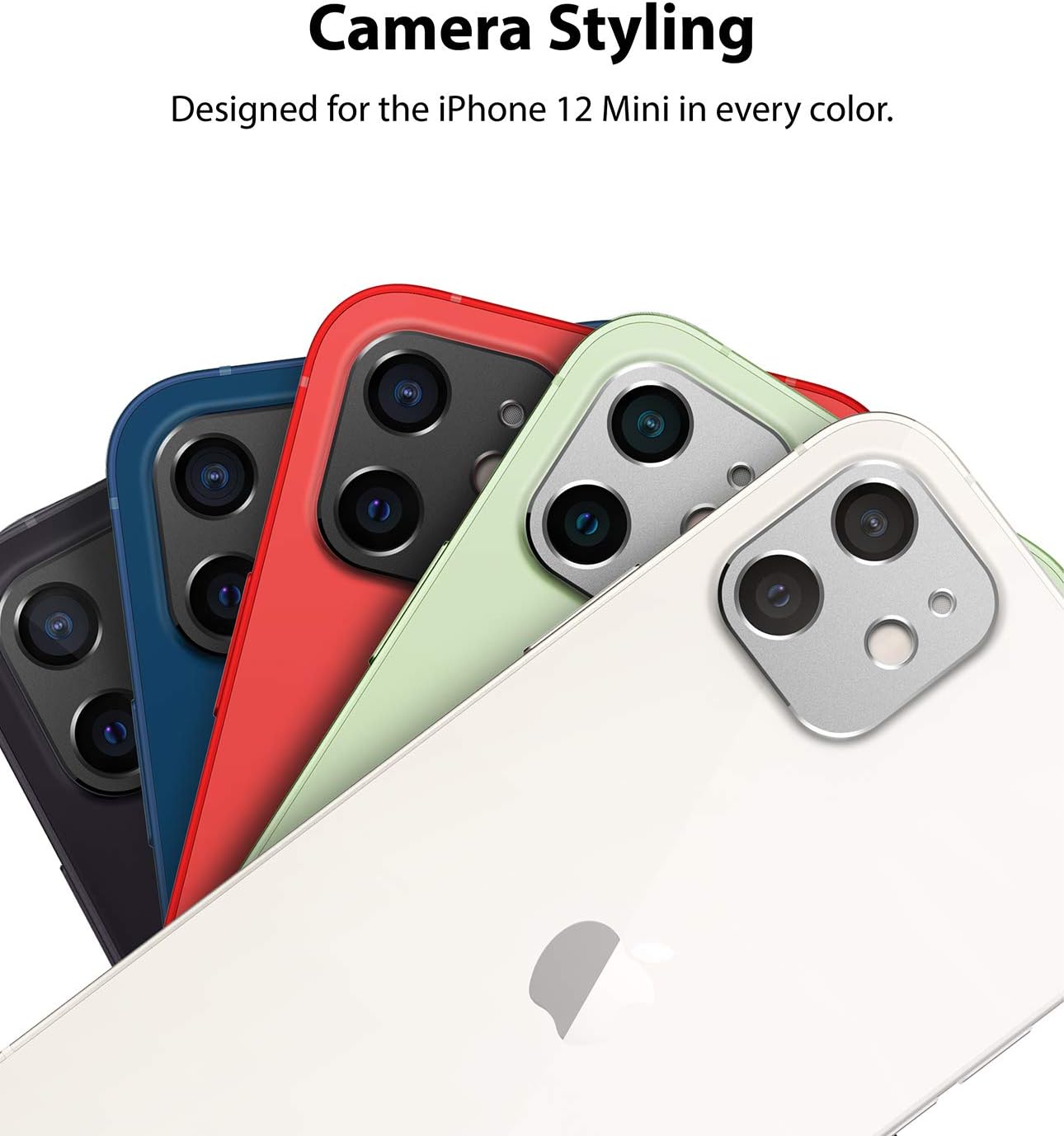 Amazon Ringke Iphone 12 Mini カメラ レンズ 保護 カバー リング アルミニウム製 貼り付け簡単 スクラッチ防止 剥がれ防止 Iphone 12 Mini Camera Styling Black 家電 カメラ オンライン通販