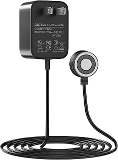 Vacmop Charger Replacement for Shark, Cordless Hard Floor Vac Mop Power Cord Charger Shark VM252 VM252C QM252 VM250 Magnetic Charger Adapter