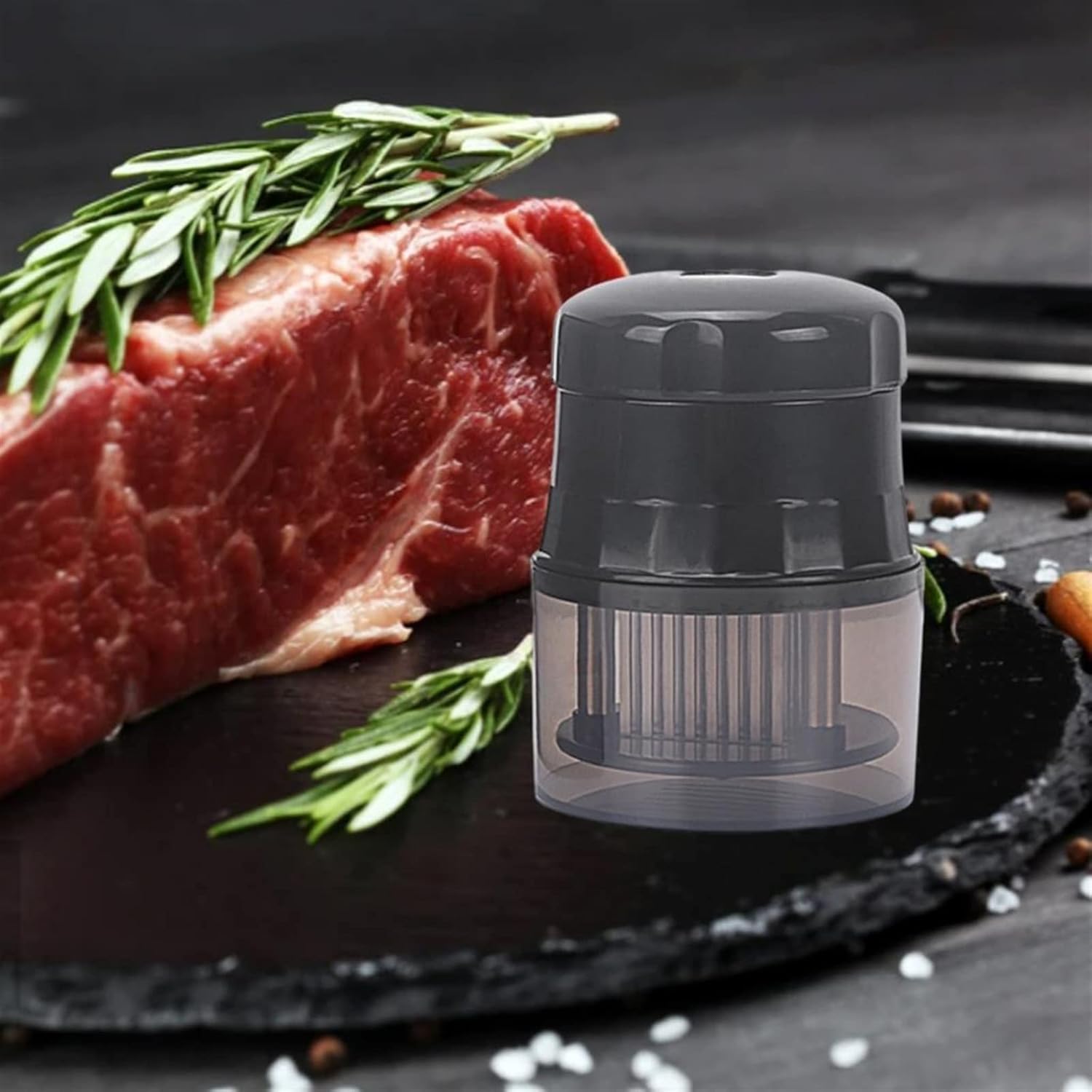 Food Hammer Meat Tenderizer 56 Blades Tenderness Manual Meat Hammer for Kitchen