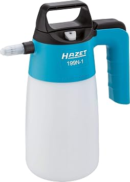 HAZET Pump Spray Bottle 199N-1 - Spray Bottle for Disinfecting Surfaces, Encapsulated Pump Mechanism, Particularly High Resistance to Chemicals, 1 L Usable Capacity