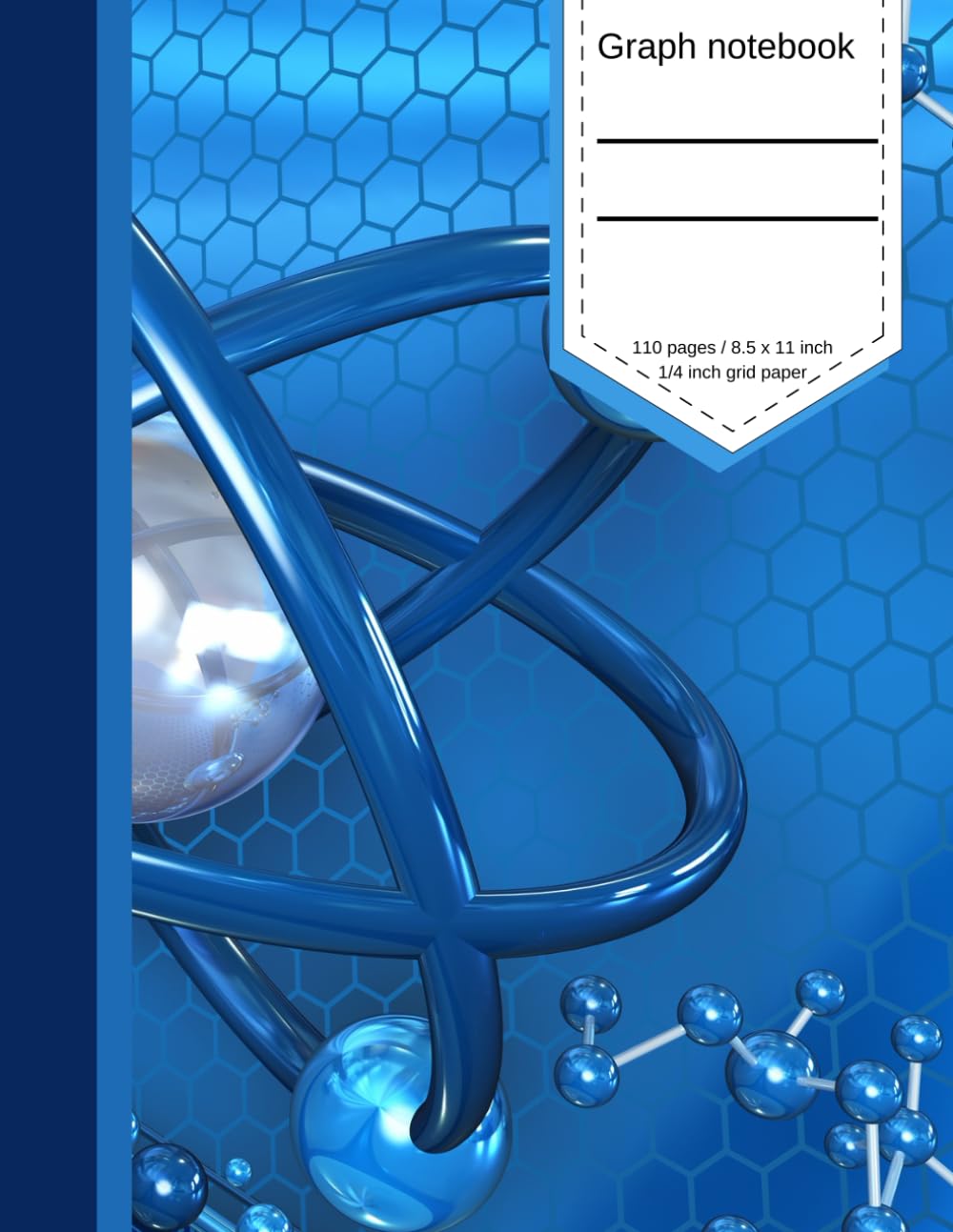 Dynamic Molecular Bonding - Graph Notebook - 1/4 Inch Grid Paper, 8.5 x 11 in, 110 Pages: he perfect notebook to tackle your math, science, or design projects